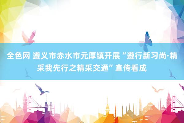 全色网 遵义市赤水市元厚镇开展“遵行新习尚·精采我先行之精采交通”宣传看成